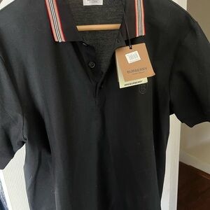 Burberry Pierson Embroidered Cotton Pique Polo